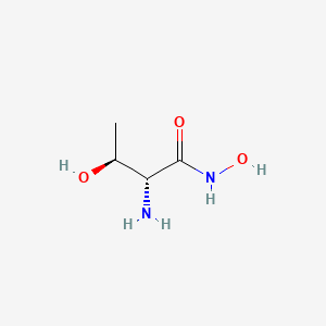 molecular formula C4H10N2O3 B1602562 N-Hydroxy-D-threoninamide CAS No. 36207-45-1