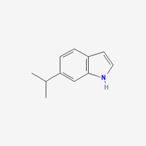 molecular formula C11H13N B1602566 6-异丙基吲哚 CAS No. 32996-24-0