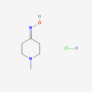 molecular formula C6H13ClN2O B1602569 1-Methyl-4-piperidone oxime monohydrochloride CAS No. 84540-61-4