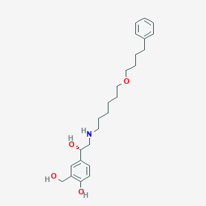 molecular formula C25H37NO4 B160258 (s)-Salmeterol CAS No. 135271-48-6