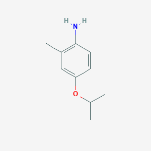 molecular formula C10H15NO B1602580 2-Methyl-4-(propan-2-yloxy)aniline CAS No. 676366-02-2