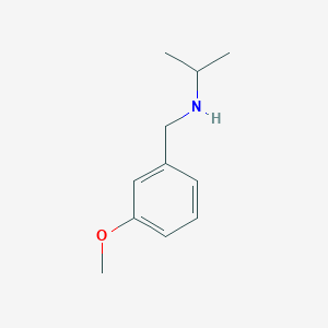 molecular formula C11H17NO B1602581 N-(3-Methoxyphenylmethyl)isopropylamine CAS No. 886194-19-0