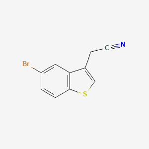 5-Bromo-3-cyanomethyl-benzo[B]thiophene