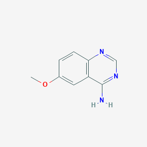molecular formula C9H9N3O B1602592 6-Methoxyquinazolin-4-amine CAS No. 885277-51-0