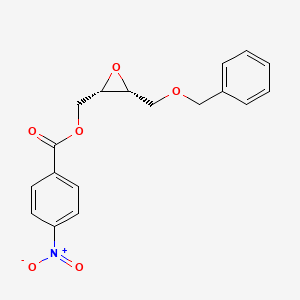 {(2S,3R)-3-[(Benzyloxy)methyl]oxiran-2-yl}methyl 4-nitrobenzoate