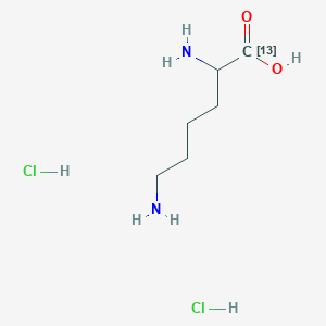 molecular formula C6H16Cl2N2O2 B1602605 2,6-Diamino(113C)hexanoic acid;dihydrochloride CAS No. 202326-50-9
