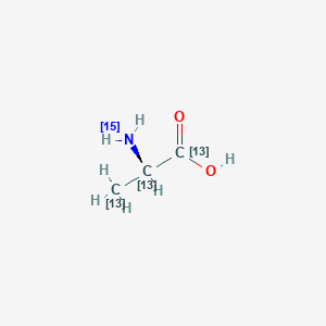 molecular formula C3H7NO2 B1602607 L-丙氨酸-13C3,15N CAS No. 312623-85-1