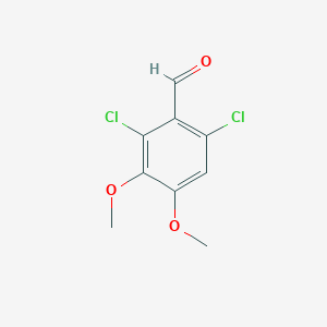 molecular formula C9H8Cl2O3 B1602611 2,6-Dichloro-3,4-dimethoxybenzaldehyde CAS No. 480439-30-3