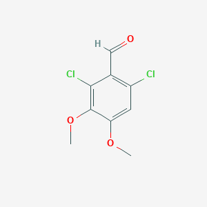 molecular formula C9H8Cl2O3 B1602611 2,6-二氯-3,4-二甲氧基苯甲醛 CAS No. 480439-30-3