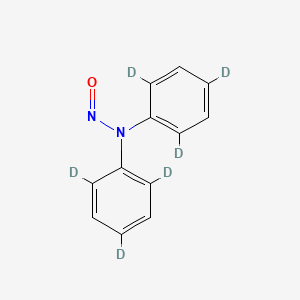 molecular formula C12H10N2O B1602614 N-Nitrosodiphenylamine-2,2',4,4',6,6'-d6 CAS No. 93951-95-2