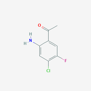 1-(2-Amino-4-chloro-5-fluorophenyl)ethanone