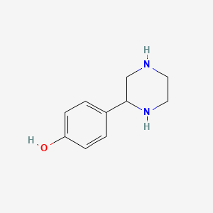 4-(Piperazin-2-yl)phenol
