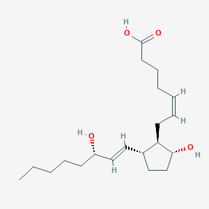 molecular formula C20H34O4 B160263 11-Deoxy prostaglandin F2beta CAS No. 37786-07-5