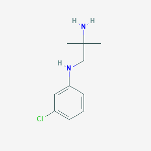 N-(2-amino-2-methylpropyl)-N-(3-chlorophenyl)amine