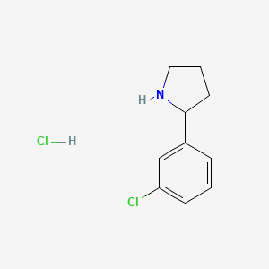 2-(3-Chlorophenyl)pyrrolidine hydrochloride
