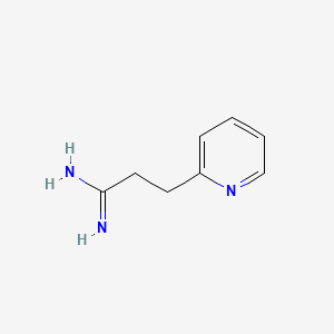 molecular formula C8H11N3 B1602646 3-Pyridin-2-yl-propionamidine CAS No. 887578-66-7