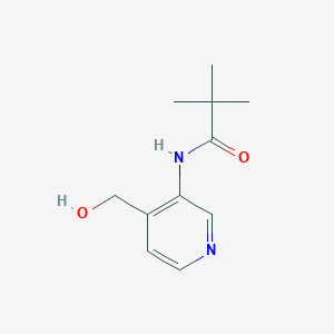 molecular formula C11H16N2O2 B1602652 N-(4-Hydroxymethyl-pyridin-3-yl)-2,2-dimethyl-propionamide CAS No. 653584-64-6