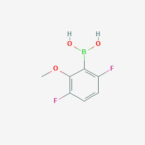 molecular formula C7H7BF2O3 B1602656 3,6-Difluoro-2-methoxyphenylboronic acid CAS No. 919355-30-9