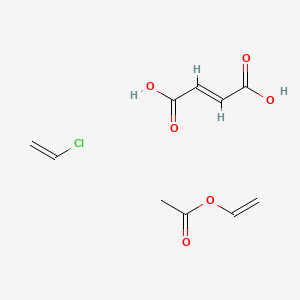 molecular formula C10H13ClO6 B1602660 (Z)-but-2-enedioic acid;chloroethene;ethenyl acetate CAS No. 9005-09-8