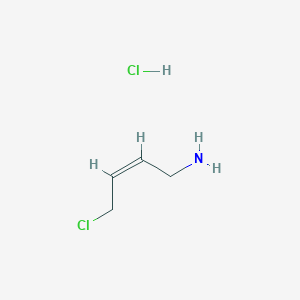 molecular formula C4H9Cl2N B1602662 cis-4-Chloro-2-butenylamine hydrochloride CAS No. 7153-66-4