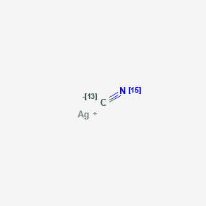 molecular formula CAgN B1602665 Silver;(15N)azanylidyne(113C)methane CAS No. 285978-21-4