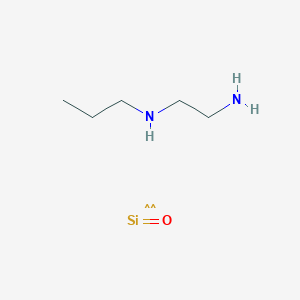 molecular formula C5H14N2OSi B1602668 oxoniumylidynesilanide;N'-propylethane-1,2-diamine CAS No. 1173023-01-2