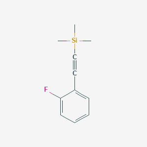 molecular formula C11H13FSi B1602670 (2-Fluorophenylethynyl)trimethylsilane CAS No. 480439-33-6