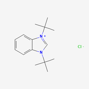 molecular formula C15H23ClN2 B1602679 1,3-二叔丁基苯并咪唑鎓氯 CAS No. 946607-10-9