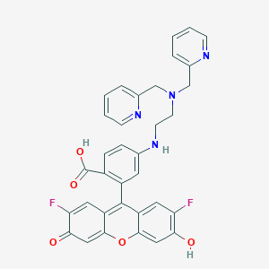 molecular formula C34H26F2N4O5 B1602689 ZnAF-2F CAS No. 443302-09-8