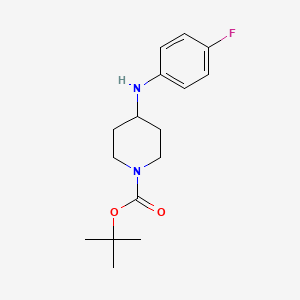 molecular formula C16H23FN2O2 B1602692 1-Boc-4-(4-fluoro-phenylamino)-piperidine CAS No. 288573-56-8