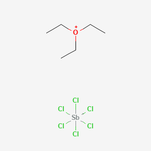 molecular formula C6H15Cl6OS B1602697 三乙氧钅六氯锑酸盐 CAS No. 3264-67-3