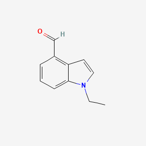 molecular formula C11H11NO B1602704 1-ethyl-1H-indole-4-carbaldehyde CAS No. 894852-86-9