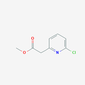 molecular formula C8H8ClNO2 B1602708 Methyl 2-(6-chloropyridin-2-yl)acetate CAS No. 161807-18-7