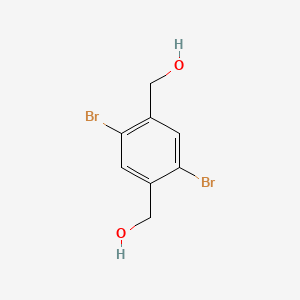 molecular formula C8H8Br2O2 B1602715 (2,5-Dibromo-1,4-phenylene)dimethanol CAS No. 395059-21-9