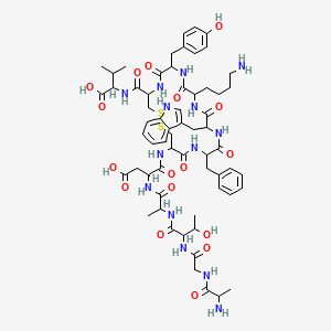 molecular formula C62H84N14O17S2 B1602719 Urotensin II-alpha CAS No. 9047-55-6