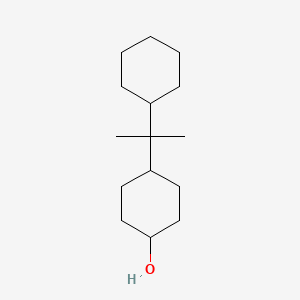 molecular formula C15H28O B1602728 4-(2-Cyclohexyl-2-propyl)cyclohexan-1-ol CAS No. 50807-15-3