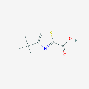 molecular formula C8H11NO2S B1602730 4-(tert-Butyl)thiazole-2-carboxylic acid CAS No. 79247-74-8