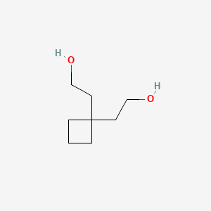 molecular formula C8H16O2 B1602732 2,2'-(Cyclobutane-1,1-diyl)diethanol CAS No. 877125-96-7