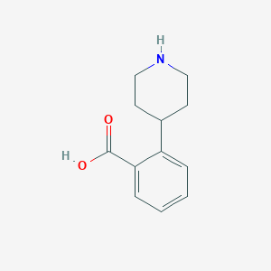 molecular formula C12H15NO2 B1602734 2-(Piperidin-4-YL)benzoic acid CAS No. 782494-03-5
