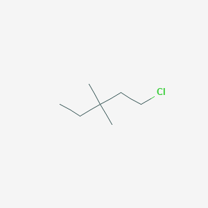 molecular formula C7H15Cl B1602735 1-Chloro-3,3-dimethylpentane CAS No. 34887-09-7