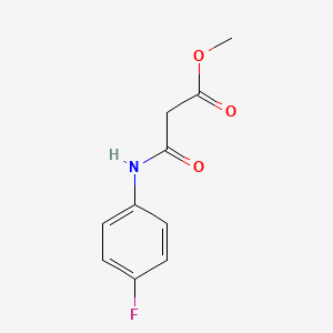 molecular formula C10H10FNO3 B1602736 Methyl 3-(4-fluoroanilino)-3-oxopropanoate CAS No. 130112-64-0