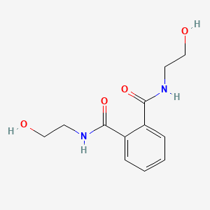molecular formula C12H16N2O4 B1602737 N~1~,N~2~-Bis(2-hydroxyethyl)benzene-1,2-dicarboxamide CAS No. 19532-97-9