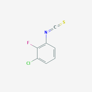 molecular formula C7H3ClFNS B160274 1-氯-2-氟-3-异硫氰酸苯酯 CAS No. 127142-65-8