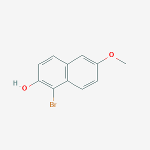 molecular formula C11H9BrO2 B1602741 1-Bromo-6-methoxynaphthalen-2-ol CAS No. 194594-62-2