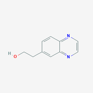 molecular formula C10H10N2O B1602747 2-(Quinoxalin-6-YL)ethanol CAS No. 473895-88-4