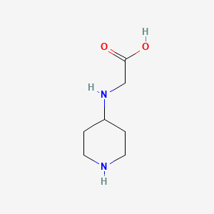 molecular formula C7H14N2O2 B1602750 N-4-Piperidinyl-glycine CAS No. 782494-21-7