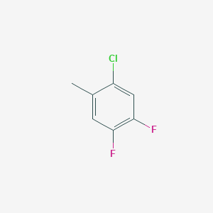 molecular formula C7H5ClF2 B1602756 1-Chloro-4,5-difluoro-2-methylbenzene CAS No. 252936-45-1