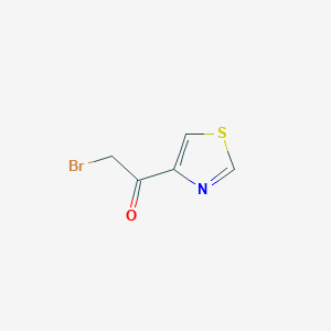 molecular formula C5H4BrNOS B1602760 2-Bromo-1-(thiazol-4-yl)ethanone CAS No. 38923-13-6