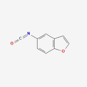 molecular formula C9H5NO2 B1602771 1-苯并呋喃-5-基异氰酸酯 CAS No. 499770-79-5
