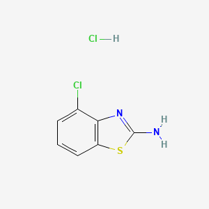 molecular formula C7H6Cl2N2S B1602772 2-Amino-4-chloro-benzothiazole hydrochloride CAS No. 63330-57-4